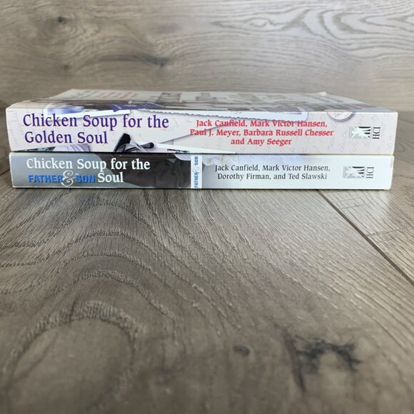 Chicken Soup for the Golden Soul & Father Son Soul by Jack Canfield Lot of 2 PB - Picture 6 of 10